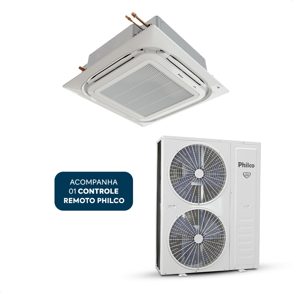 Ar Condicionado Split Cassete Inverter Philco Btus V Central Ar